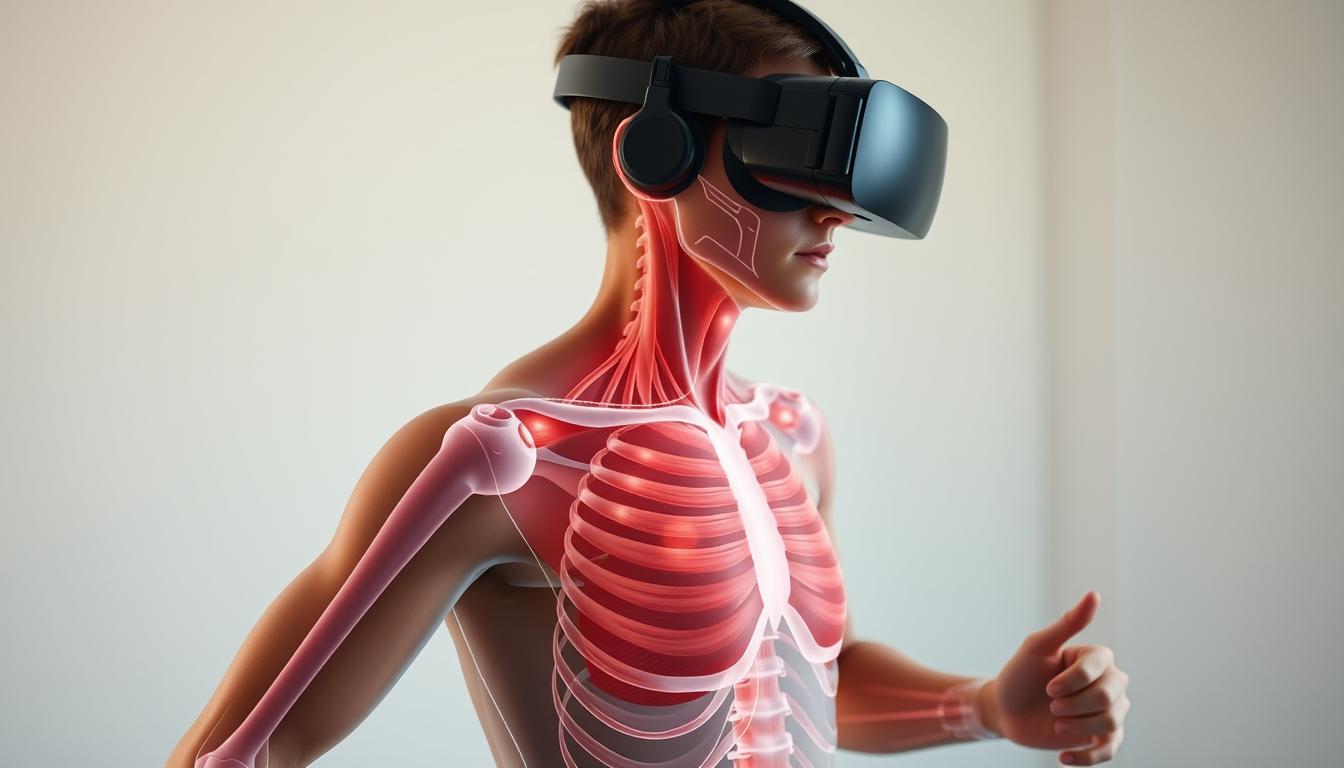 Advanced VR shoulder mobility training for frozen shoulder rehab