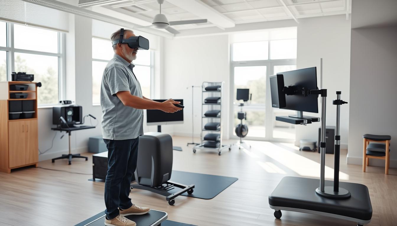 VR games for balance recovery after hip surgery