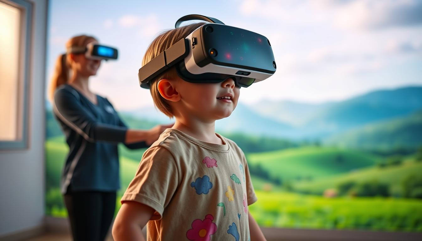 VR games for pediatric balance rehabilitation
