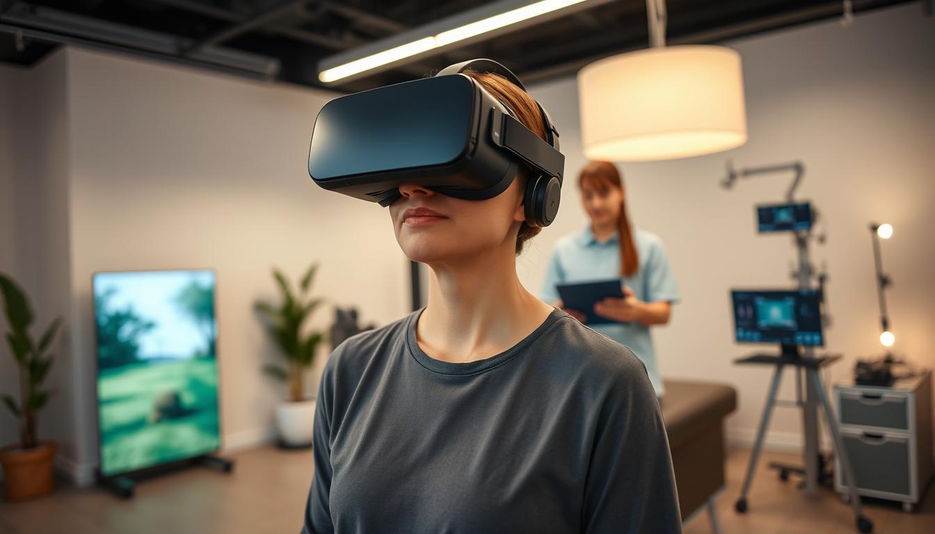 VR games for phobia and stress treatment in therapy