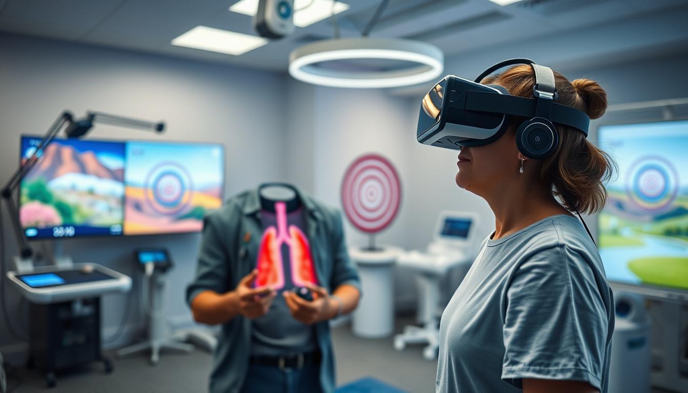 VR games for post-COVID respiratory therapy and lung strengthening