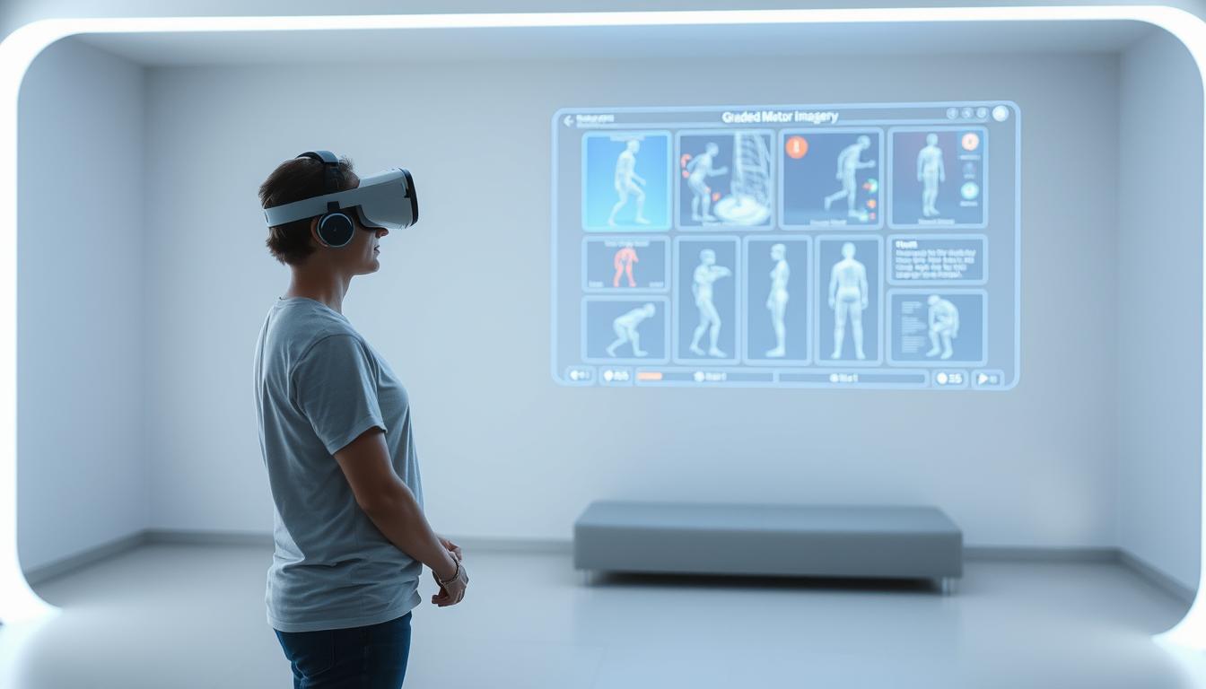 VR graded motor imagery games for physiotherapy