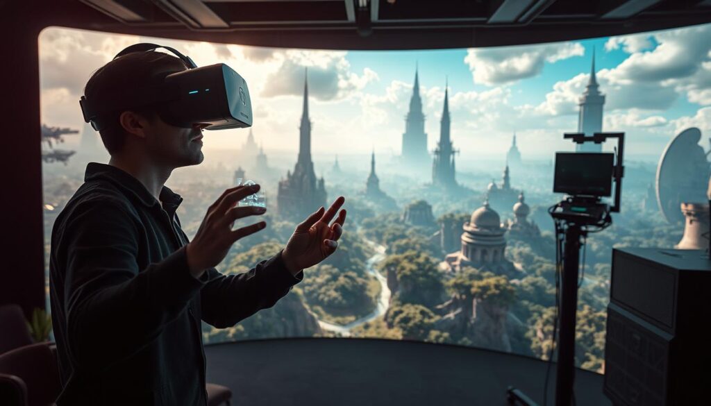 VR technology in immersive environments