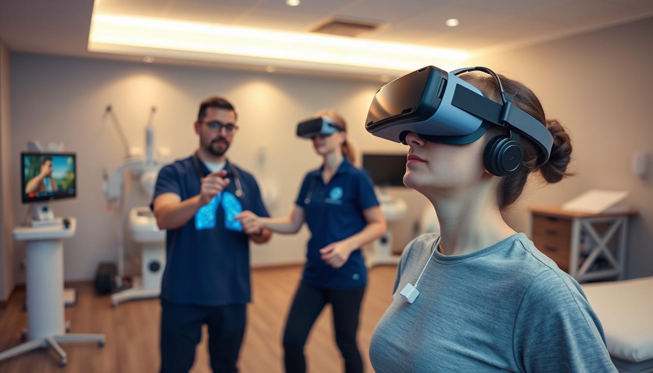Virtual reality respiratory training games for physiotherapy