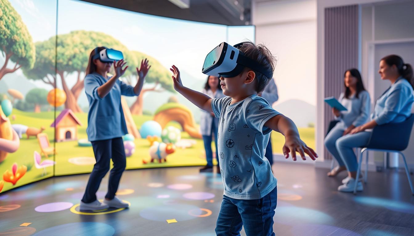 practical VR applications in pediatric therapy