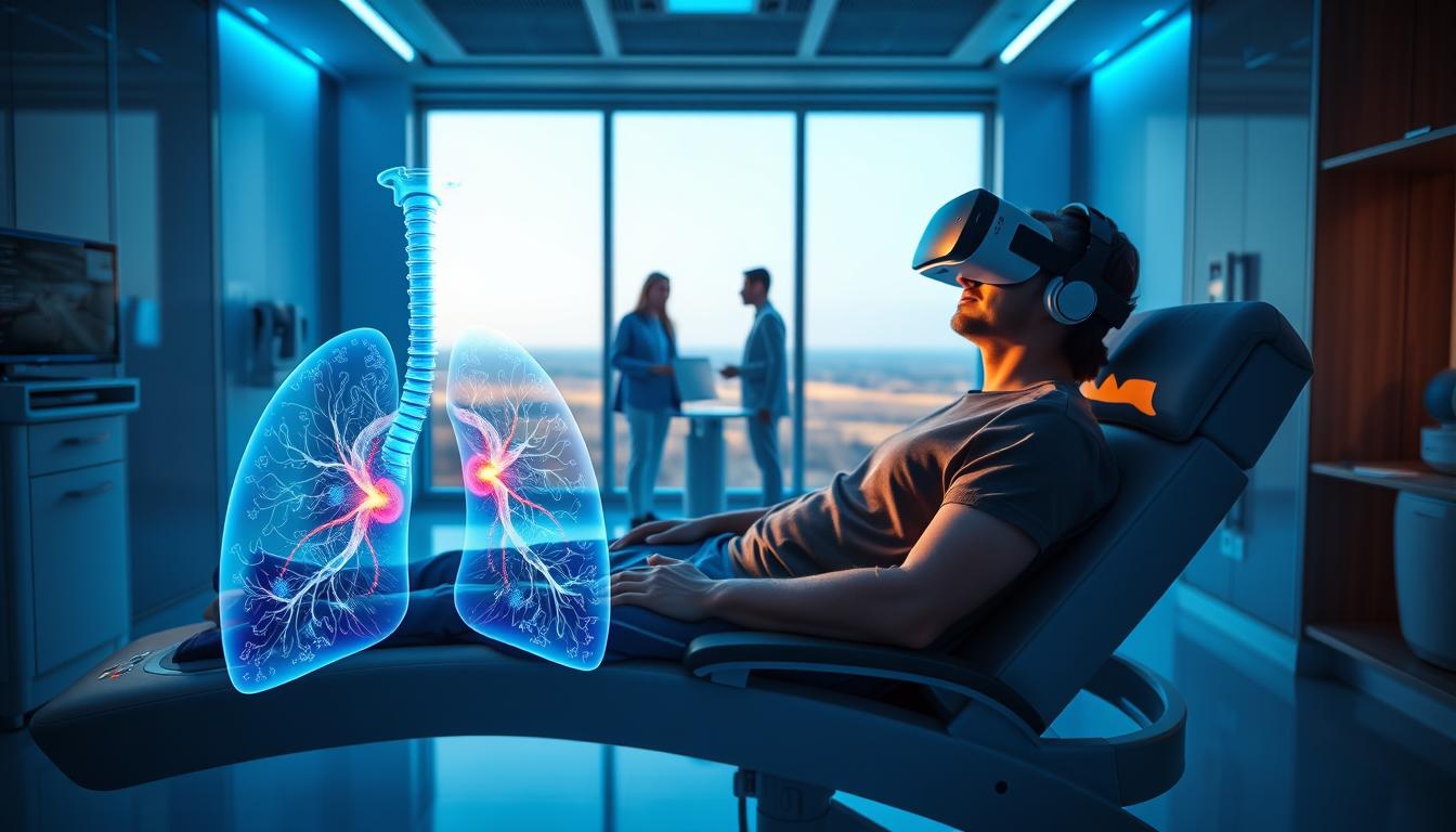 respiratory therapy with VR in chronic lung diseases