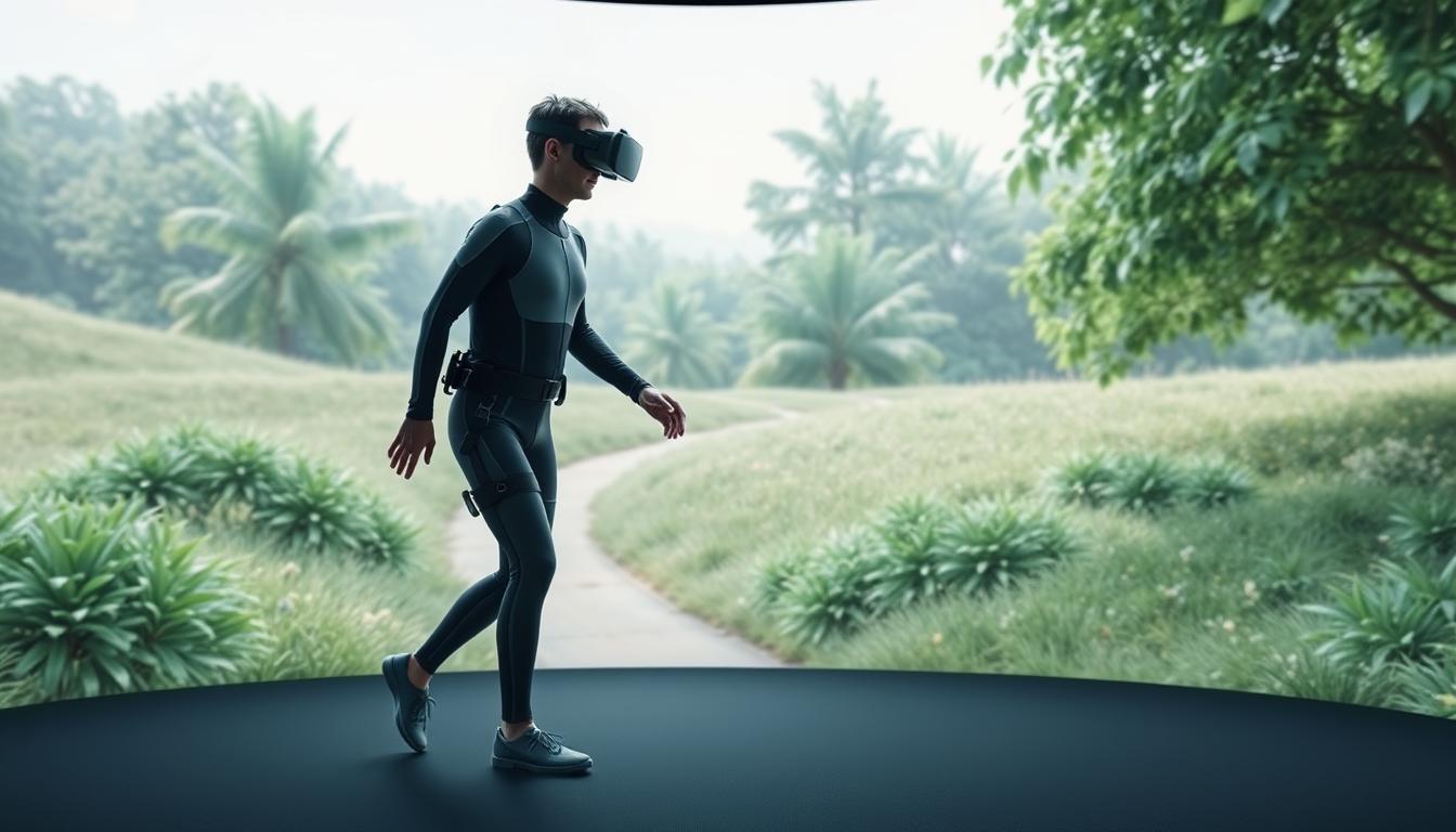 Immersive VR walking rehab systems for hip replacement recovery