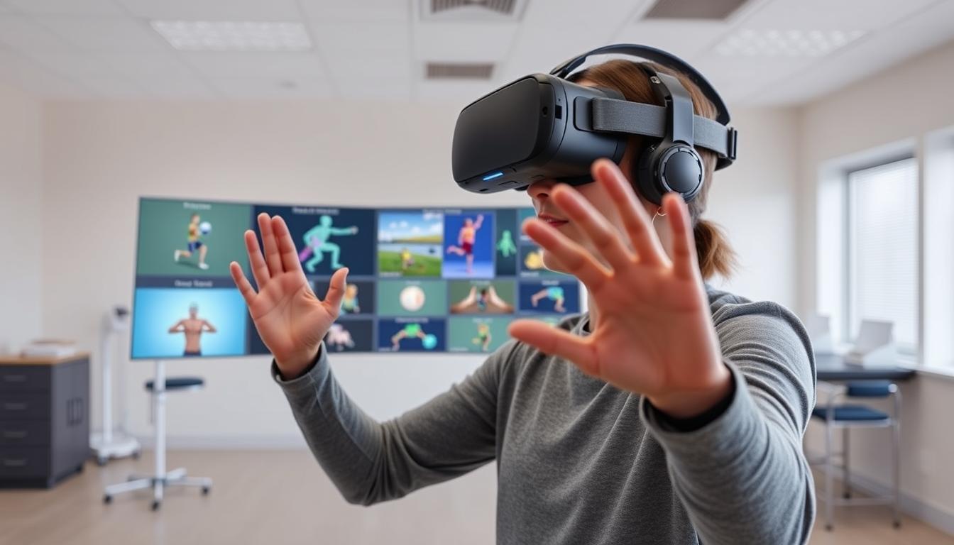 VR upper extremity therapy games for post-surgical recovery