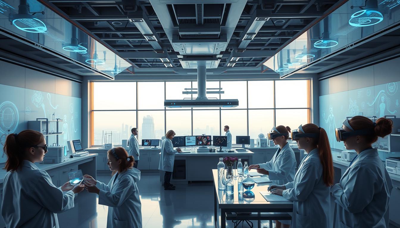 vr science lab students