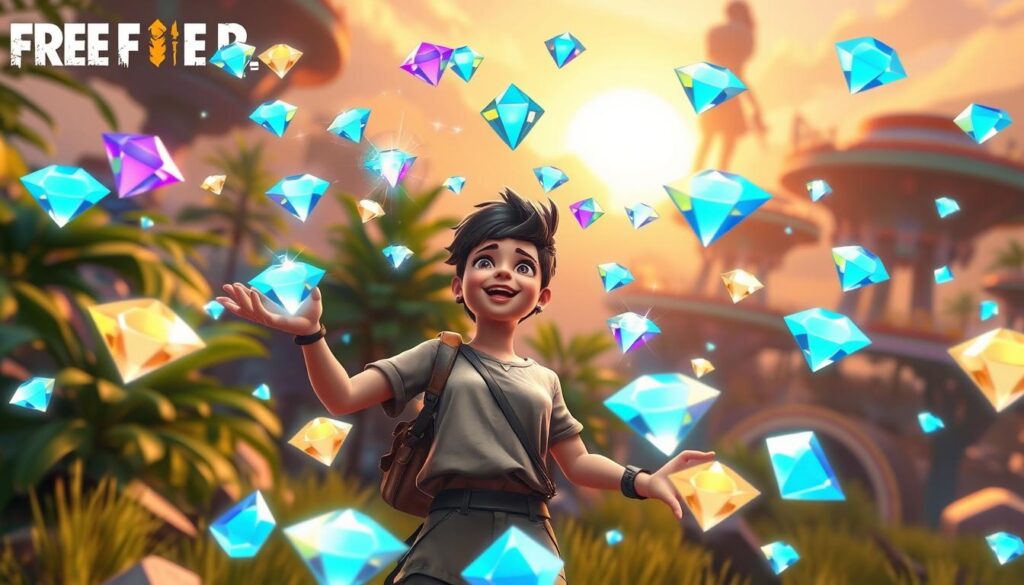Diamantes grátis no Free Fire