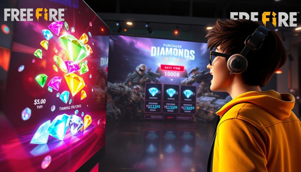compra de Diamantes no Free Fire
