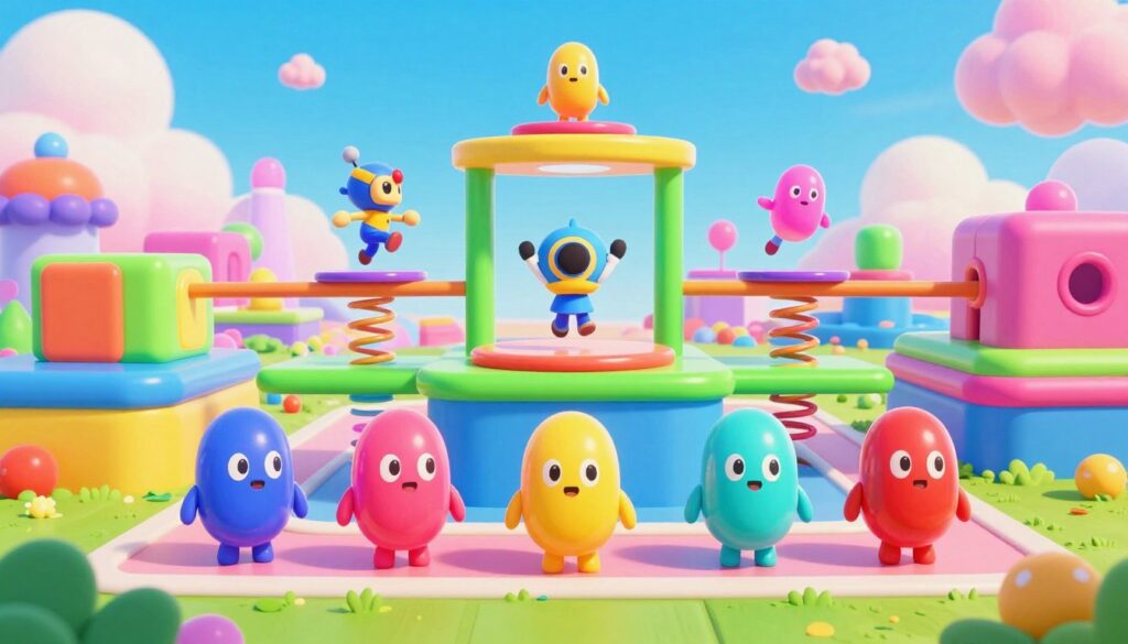 Mecânicas básicas do Fall Guys