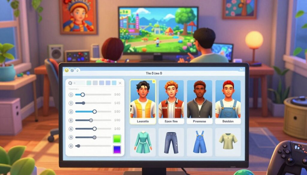 criação de personagens