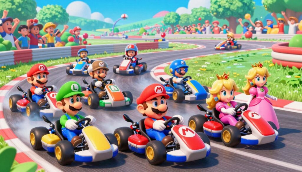 escolha de personagem e kart ideal