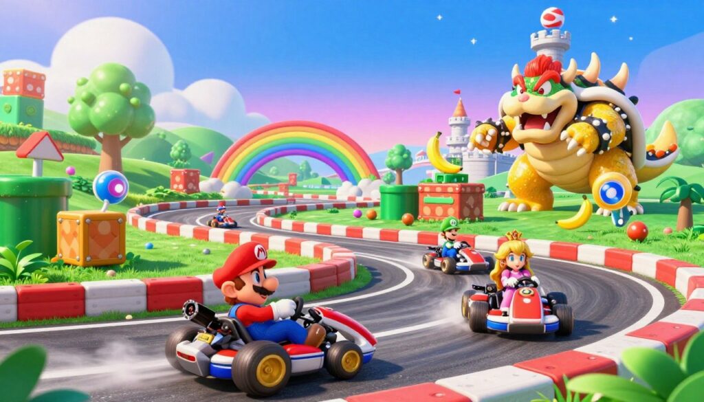 pistas clássicas de Mario Kart