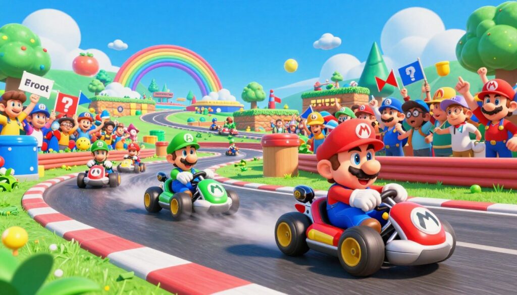 recorde mundial de Mario Kart