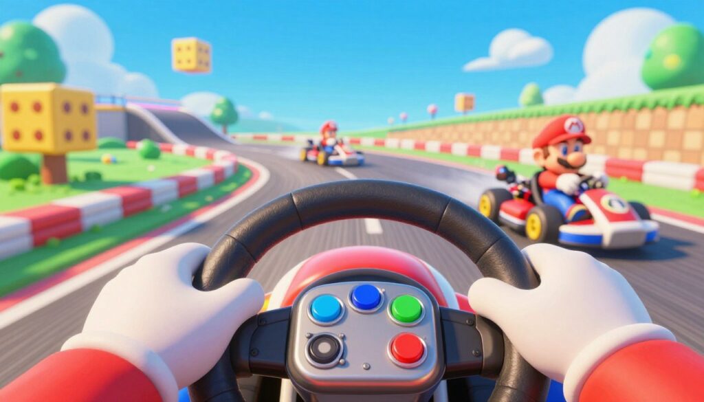 controles básicos de Mario Kart