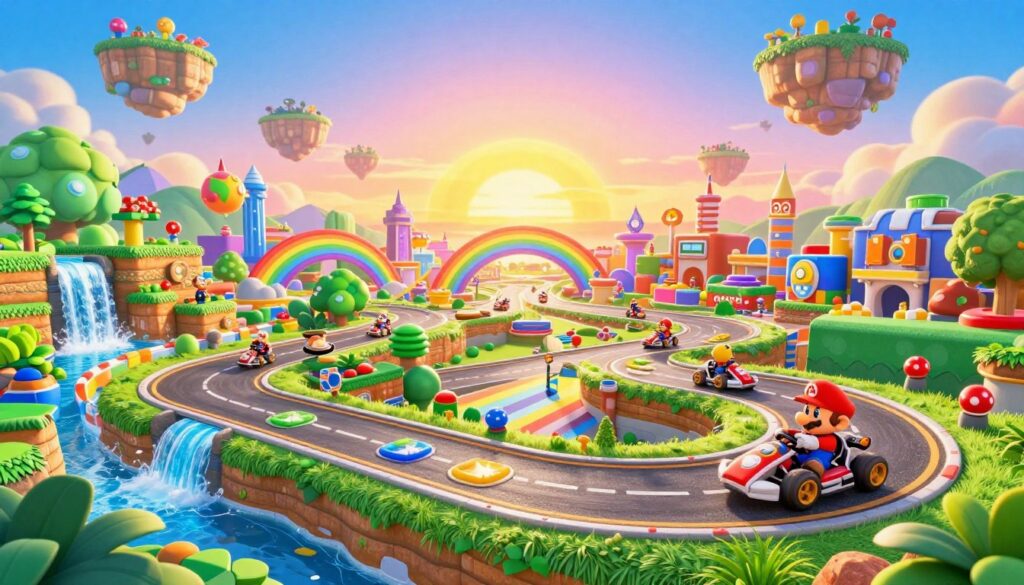 design de fases em Mario Kart design de fases em Mario Kart
