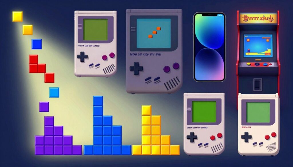 evolução do Tetris