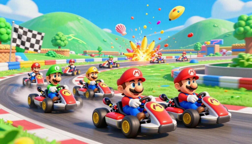 largada perfeita no Mario Kart largada perfeita no Mario Kart