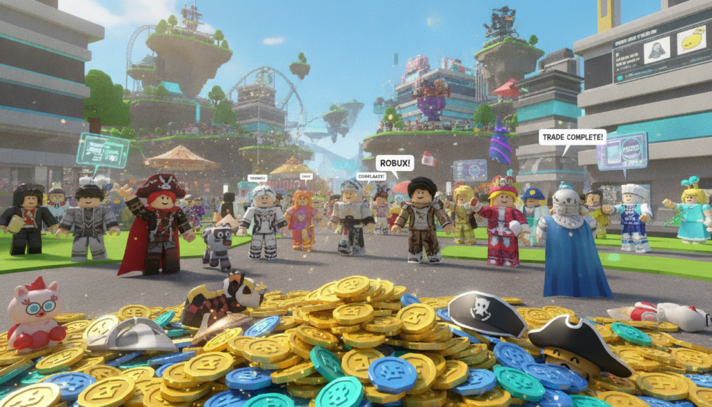 Economia virtual e Robux no Roblox Economia virtual e Robux no Roblox
