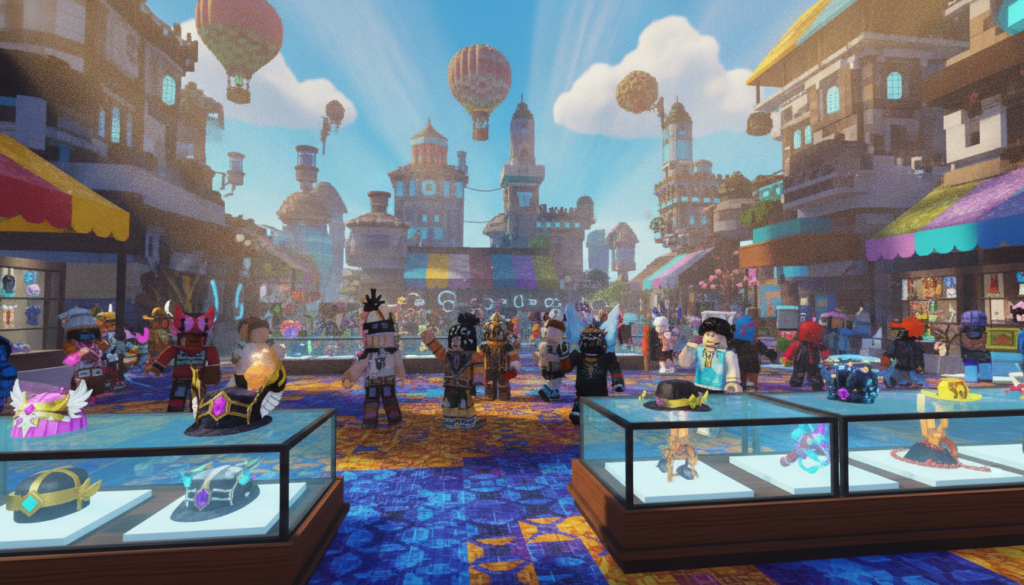 economia de itens limitados no Roblox