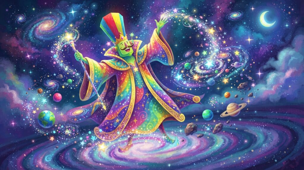 Rei do Cosmos e a reconstrução das estrelas