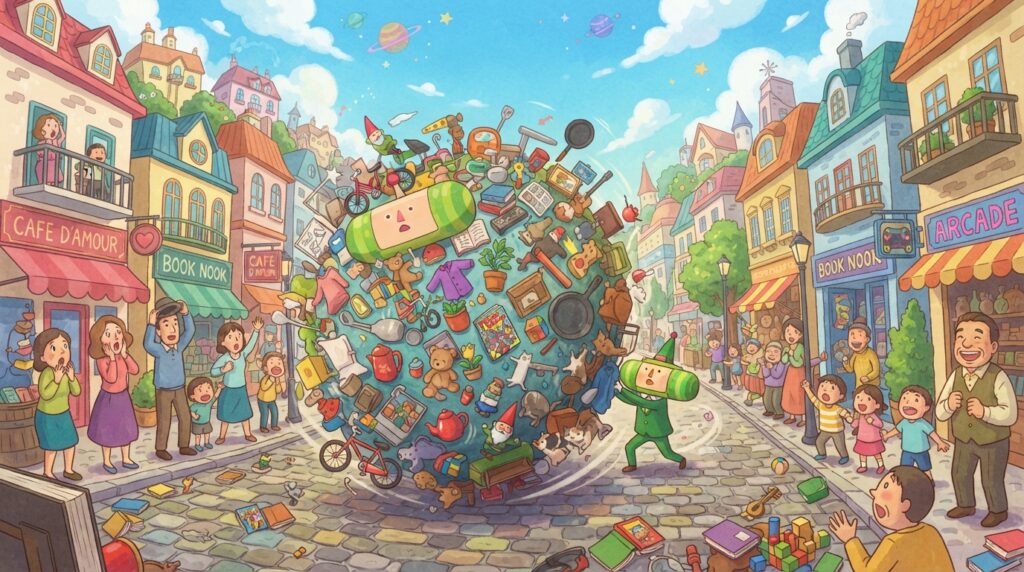 jogo de rolar objetos